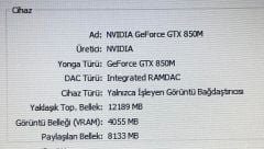 Asus N750JK / İ7-4.Nesil / 16 Ram / 1.5TB HDD / 256SSD / GTX 850M / 17.3 FULL HD