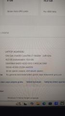 Kutulu Asus TUF İ7-13.Nesi 16 RAM 512 SSD RTX4070 8 GB