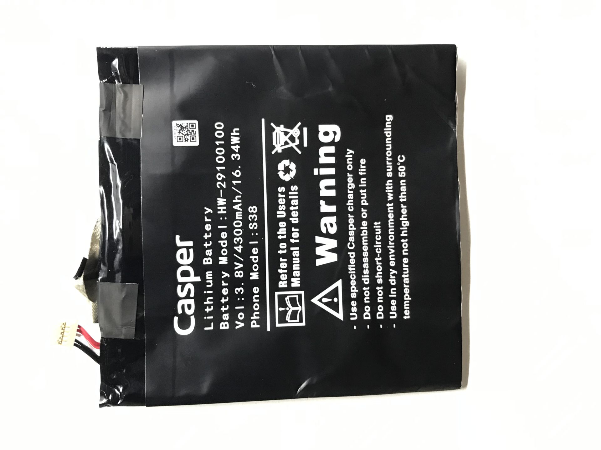 Orijinal Casper S38 Tablet Batarya