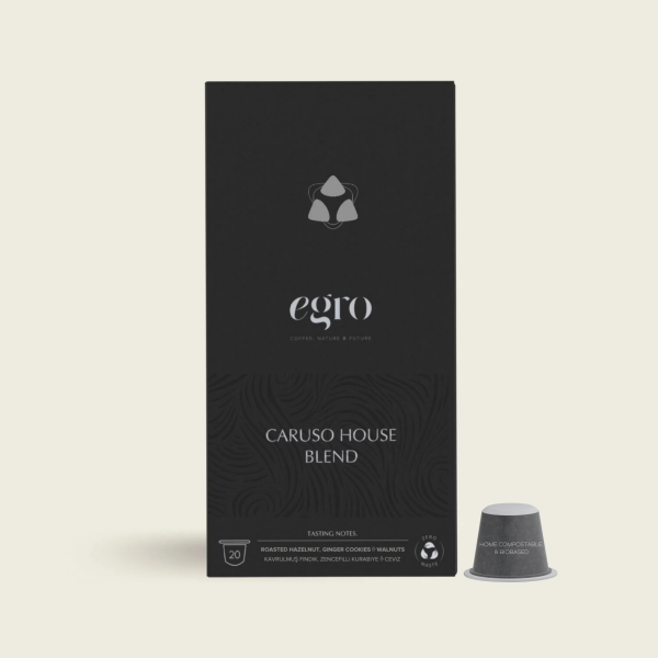 Caruso, House Blend I 100% Evde-Kompostlanabilir Kapsül Kahve x 20 Adet