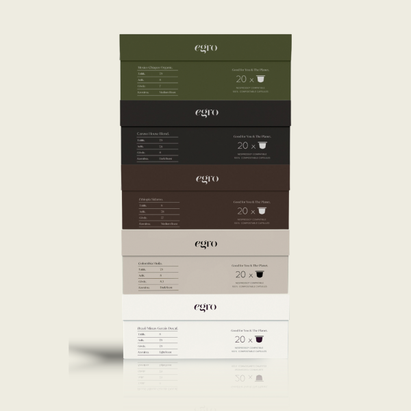 Kapsül Kahve Keşif Seti I 100% Evde-Kompostlanabilir Kapsül Kahve x 100 Adet