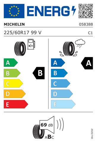 Michelin 225/60R17 99V TL Primacy 4+ MI 4x4-Suv Yaz Lastiği (2023)