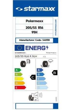 Starmaxx 205/55R16 TL 91H Polarmaxx Otomobil Kış Lastiği (2023)