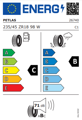 Petlas  Velox Sport Pt741  235/45R18 TL 98W Reinf. Otomobil Yaz Lastiği (2023)