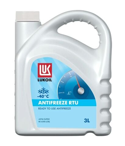 Lukoil Antifreeze Rtu -Kullanıma Hazır - 40°С Mavi Antifiriz - 3 Litre
