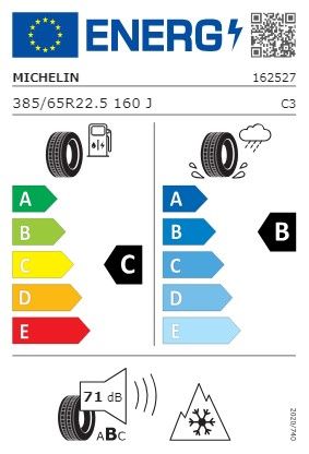 Michelin 385/65R22.5 XTE 3 TL160J VG Dorse Lastiği (2023)