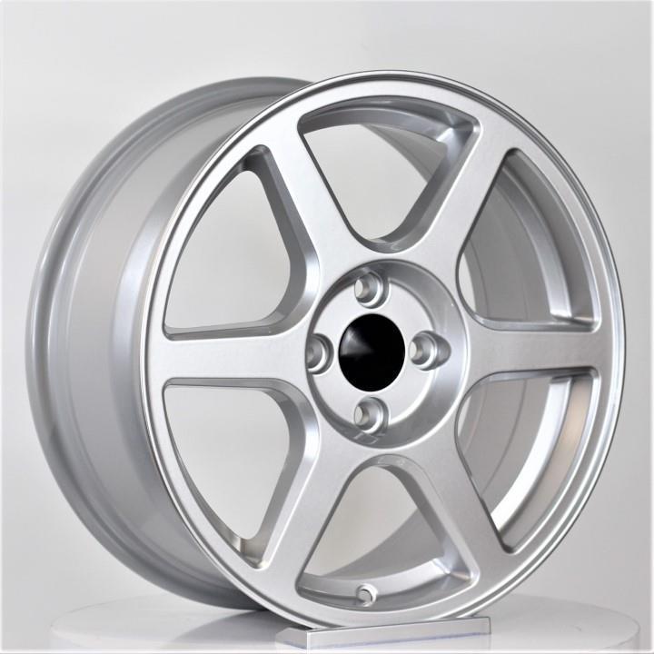 EMR 7.0X16  5X108 ET40 73.1 Dynamic Silver Jant