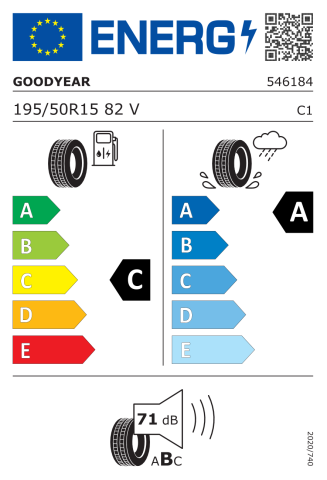 Goodyear 195/50R15 82V EfficentGrip Performance FP Otomobil Yaz Lastiği (2023)