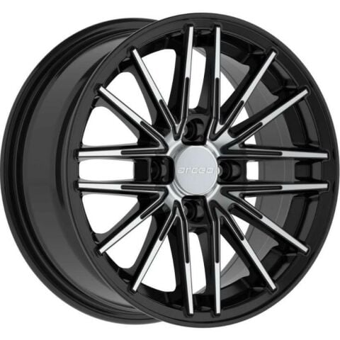 6.0X14  4X108 ET25 65.1 Black Polished Jant