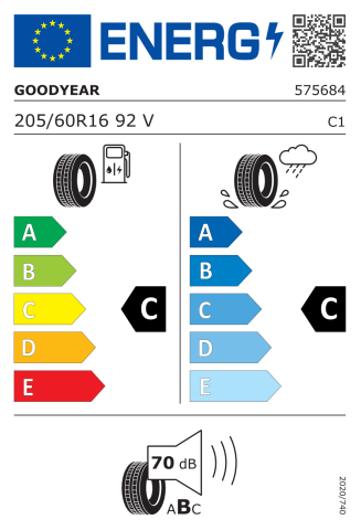 Goodyear 205/60R16 92V Eagle Sport TZ FP Otomobil Yaz Lastiği (2023)