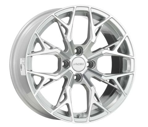 7.5X17 4X108 ET35 63.4 Silver Diamond Jant