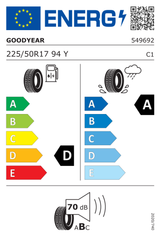 Goodyear 225/50R17 94Y Eagle F1 Asymmetric5 FP Otomobil Yaz Lastiği