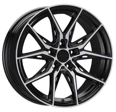 7.5X17 5X98 ET35 58.1 Black Diamond MARSEILLE Jant