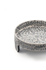 The Mia TLC0022 Sedef Ayaklı Dekor 30x12 Cm