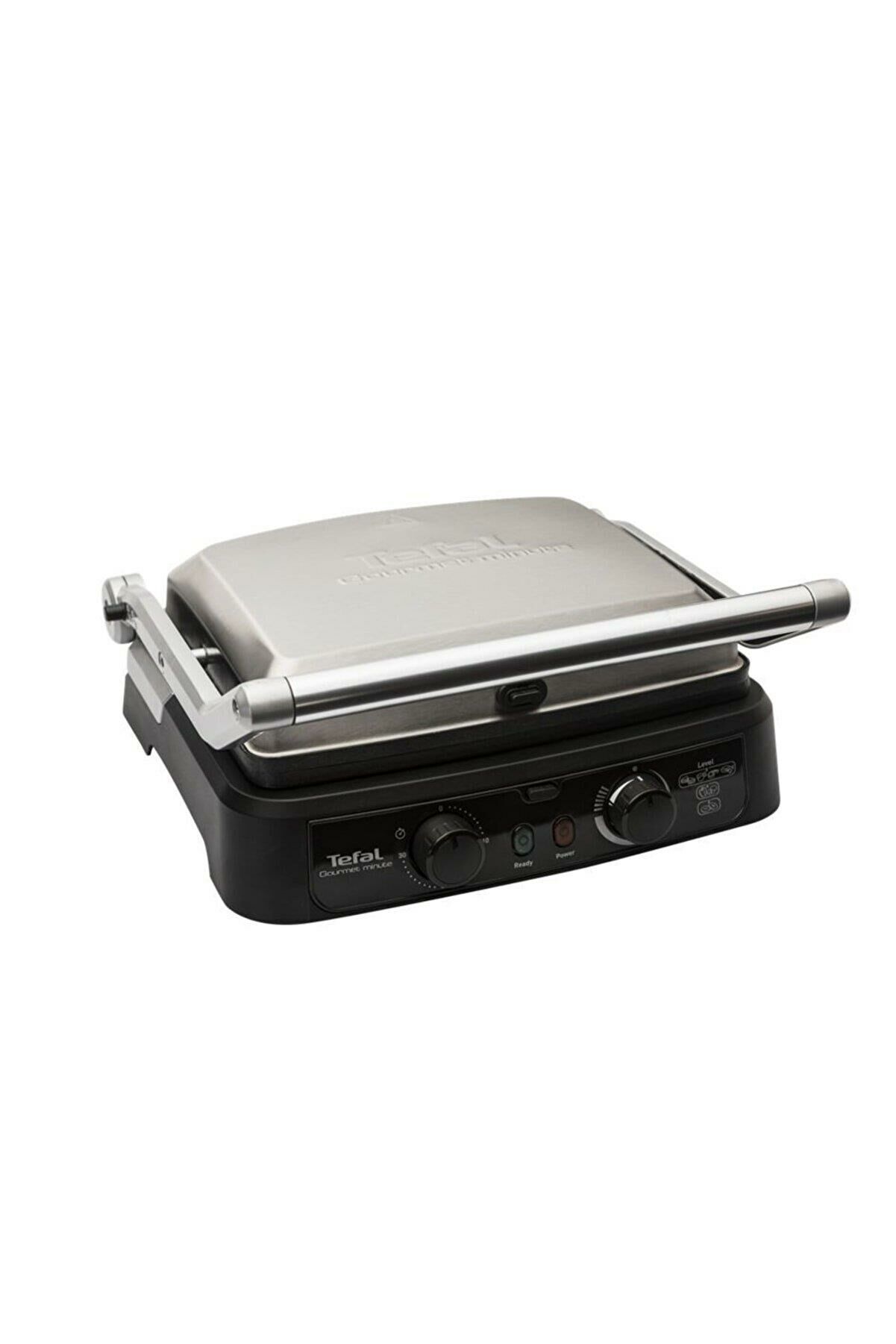 Tefal GC470D Gourmet Minute Grill Izgara ve Tost Makinesi Inox