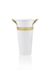 The Mia GLN0053 Galvin Vazo Beyaz 50 Cm