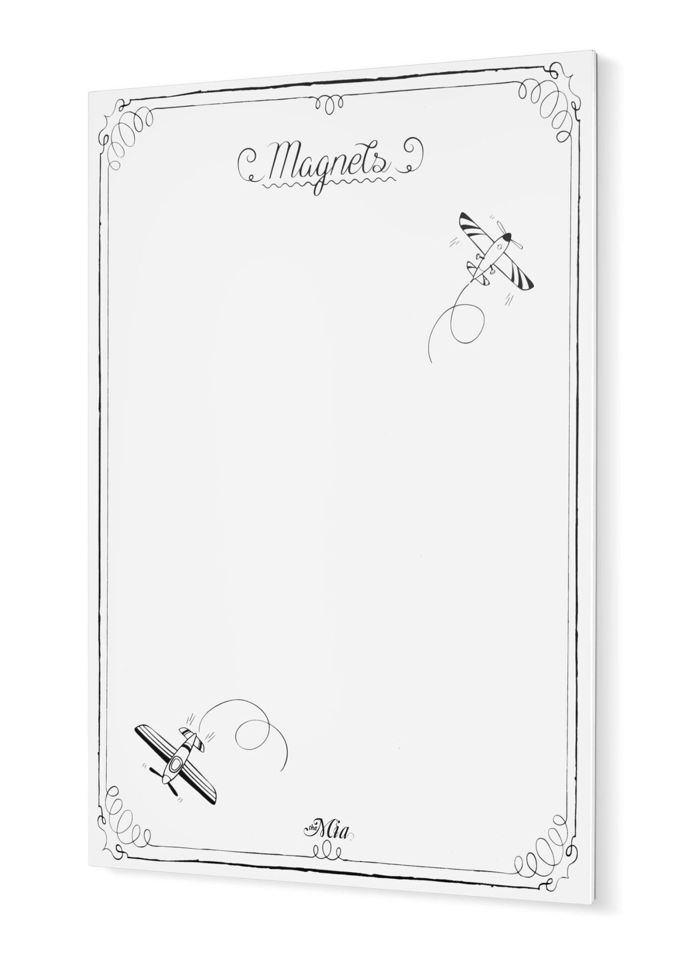 The Mia GLV0635 Magnet Panosu Beyaz 70x50 Cm
