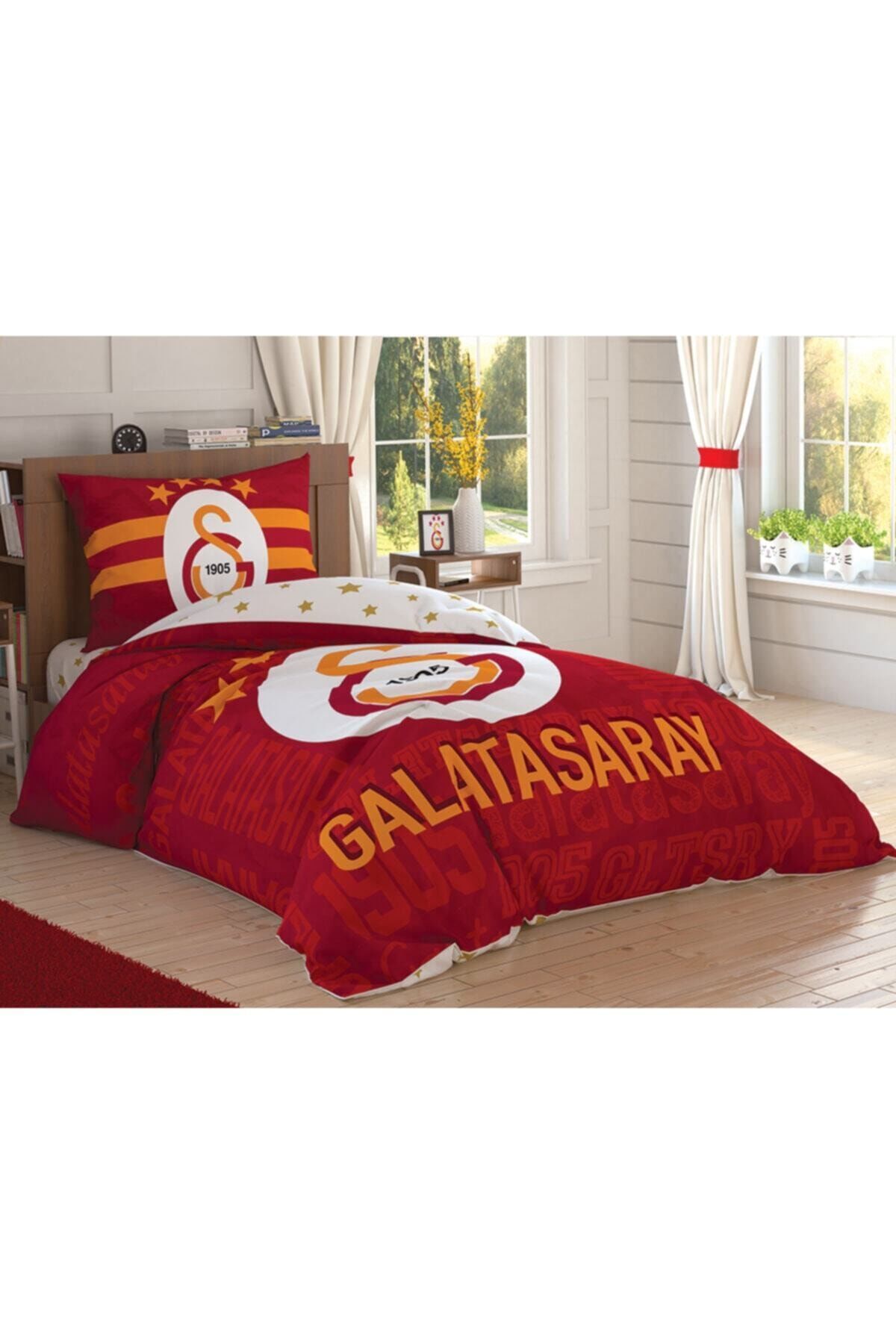 Taç Lisanslı Galatasaray Sportif Tek Kişilik Nevresim Takımı