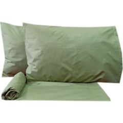 Sarev Fitted Çarşaf Seti V77 Çift Kişilik Küf Yeşili 180x200