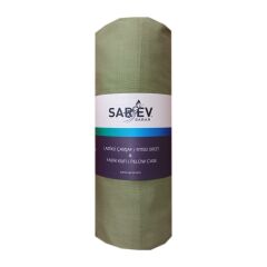 Sarev Fitted Çarşaf Seti V77 Çift Kişilik Küf Yeşili 180x200