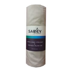 Sarev Fitted Çarşaf Seti V52 Çift Kişilik Bej 180x200