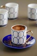 Acar Callesium 11325 Porselen 6 Lı Kahve Fincan Takımı