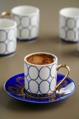 Acar Callesium 11325 Porselen 6 Lı Kahve Fincan Takımı