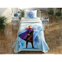 Taç Lisanslı Frozen 2 Sisters Pike Takımı Tek Kişilik