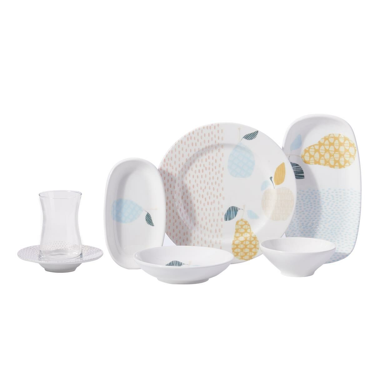 Korkmaz A8718 Doğa Collection 26 Parça Kahvaltı Takımı