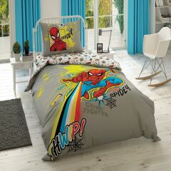 Taç Spiderman Power Tek Kişilik Nevresim Takımı