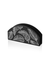 The Mia PCT0012 Banana Palm Peçetelik Siyah 16 x 8 Cm