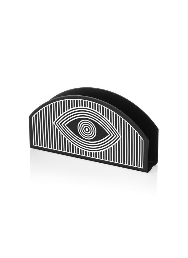 The Mia PCT0011 Eye Peçetelik Siyah 16 x 8 Cm