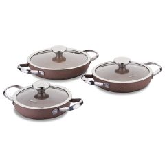 Korkmaz A2898 Browni 6 Parça Omlet Seti