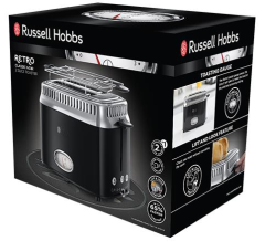 Russell Hobbs 21681-56 Retro Ekmek Kızartma Makinesi Siyah