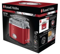 Russell Hobbs 21680-56 Retro Ekmek Kızartma Makinesi Kırmızı