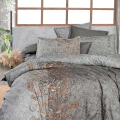 Sarev Burgonya V2 Fancy Poplin Nevresim Takımı King Size