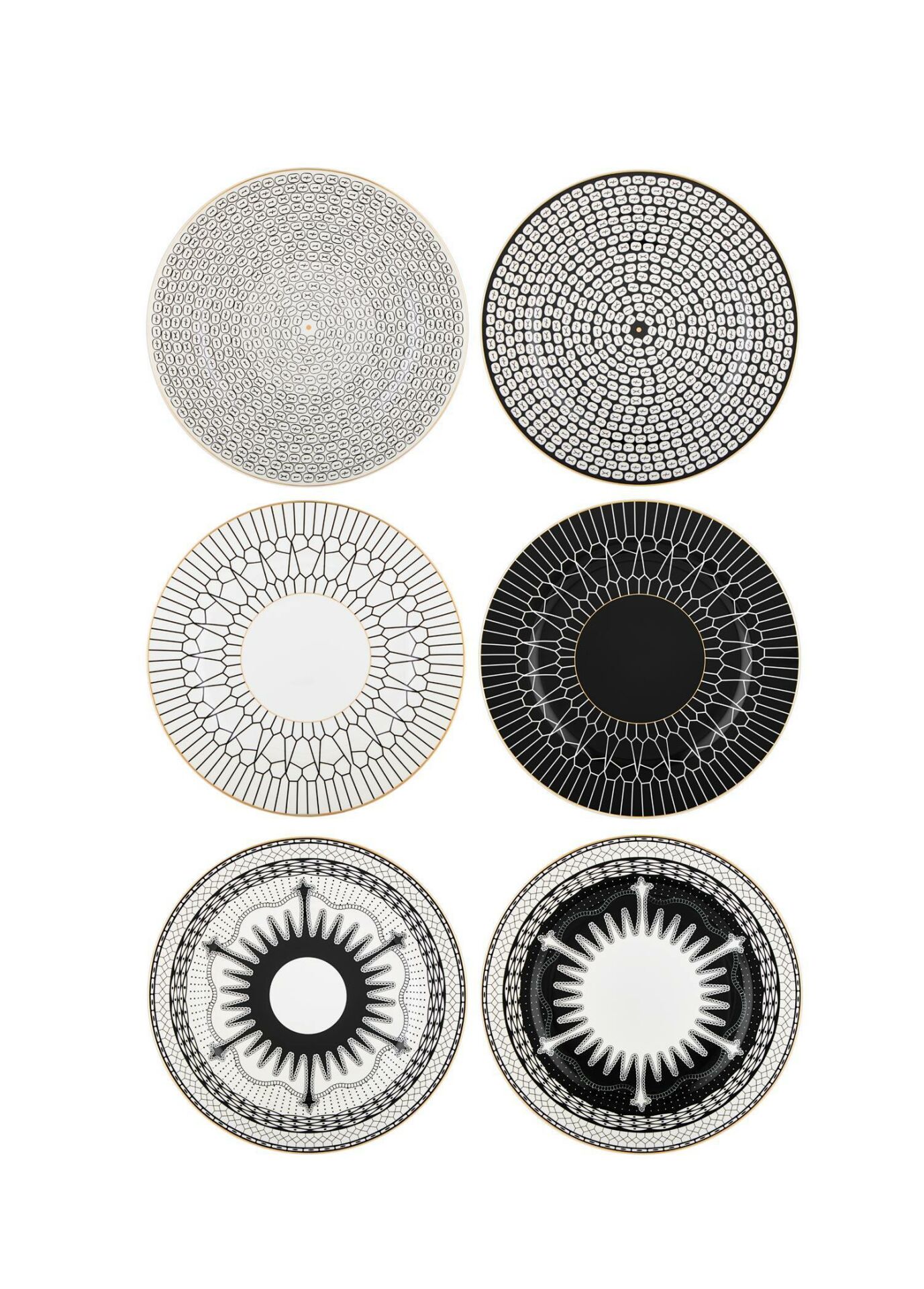 The Mia DNR0042 Wille Pasta Tabağı 6 Lı Set - 21 cm