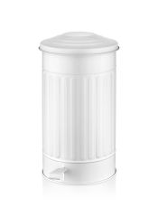 The Mia GLV0310 Çöp Kovası Mutfak Beyaz 24 Lt