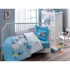 Taç Disney Mickey Bubble Bebek Nevresim Takımı