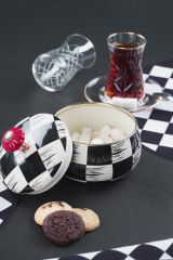 Acar 22-0244 Qualita King Emaye Kapaklı Şekerlik