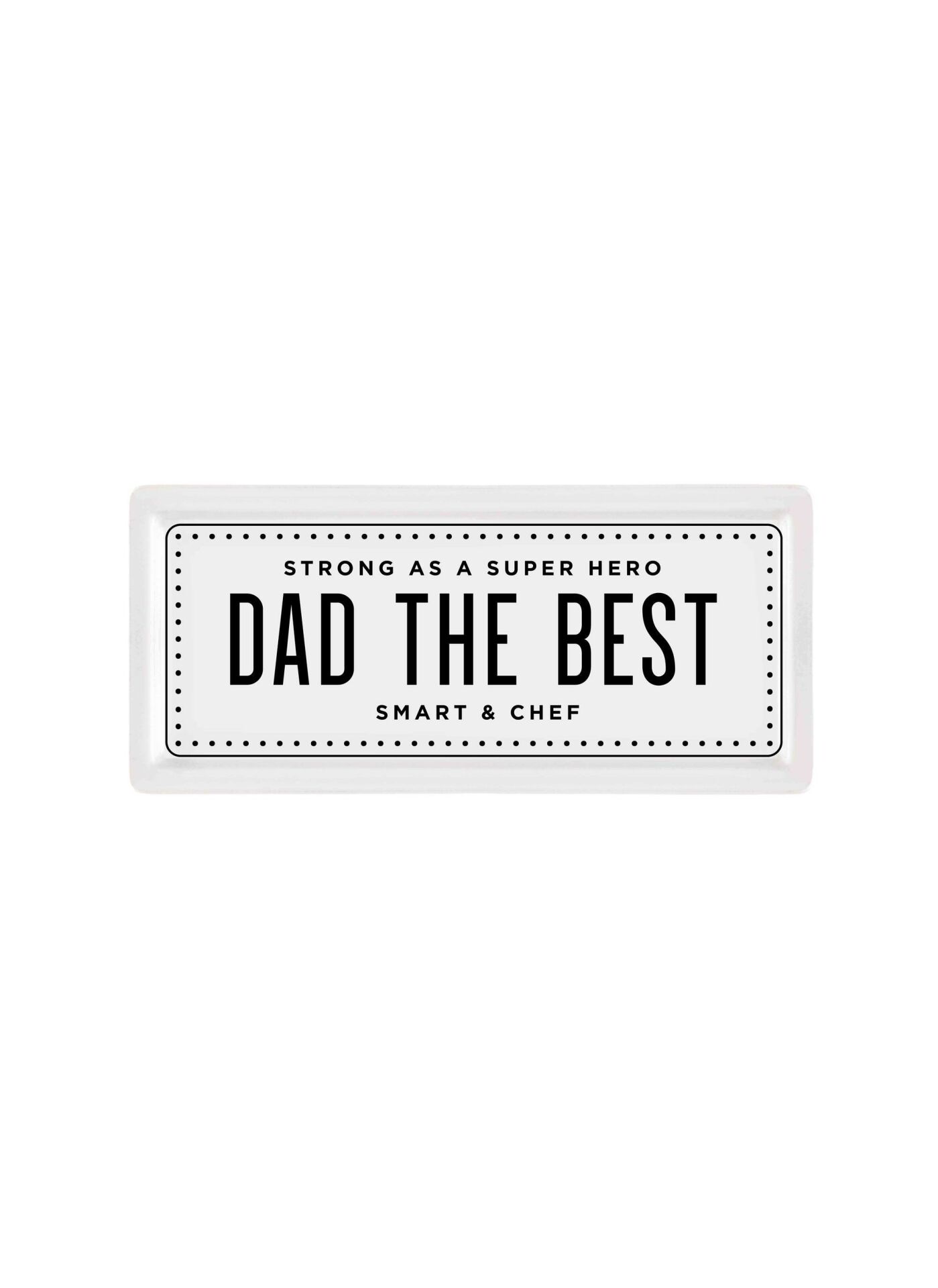 The Mia PRS0163 Dad The Best Dikdörtgen Servis 35x16 cm
