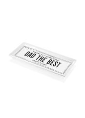 The Mia PRS0163 Dad The Best Dikdörtgen Servis 35x16 cm