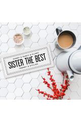 The Mia PRS0164 Sister The Best Dikdörtgen Servis 35x16 cm