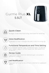Acar 5620 Gurme Plus XL AirFryer