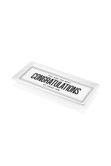 The Mia PRS0169 Congratulations Dikdörtgen Servis 35x16 cm