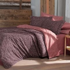 Sarev Glamis V2 Bordo Flanel Nevresim Takımı Tek Kişilik