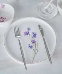 Acar 12254 Flora 45 Parça Gold Yuvarlak Kahvaltı Takımı
