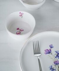 Acar 12254 Flora 45 Parça Gold Yuvarlak Kahvaltı Takımı