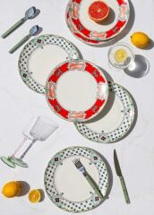 The Mia DNR0058 Amore Servis Tabağı 6 Lı Set - 27 Cm