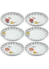 The Mia DNR0054 Fiore Servis Tabağı 6 Lı Set - 27 Cm